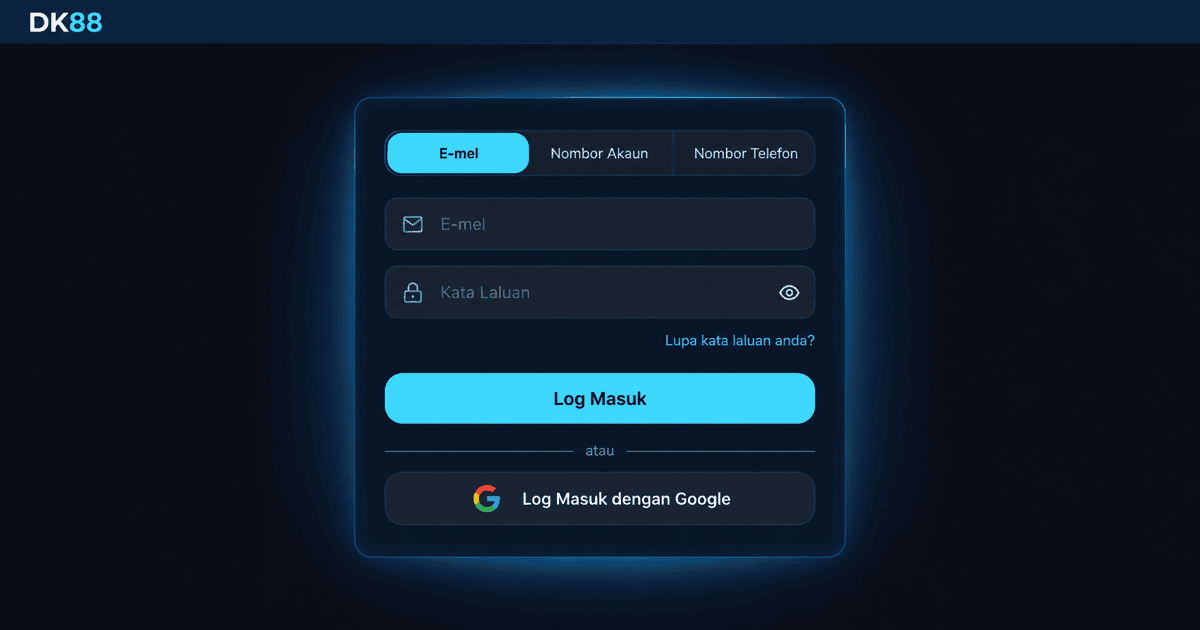 Borang log masuk DK88